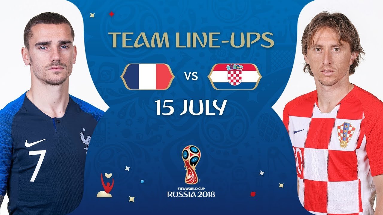 France National Football Team vs Croatia National Football Team Lineups
